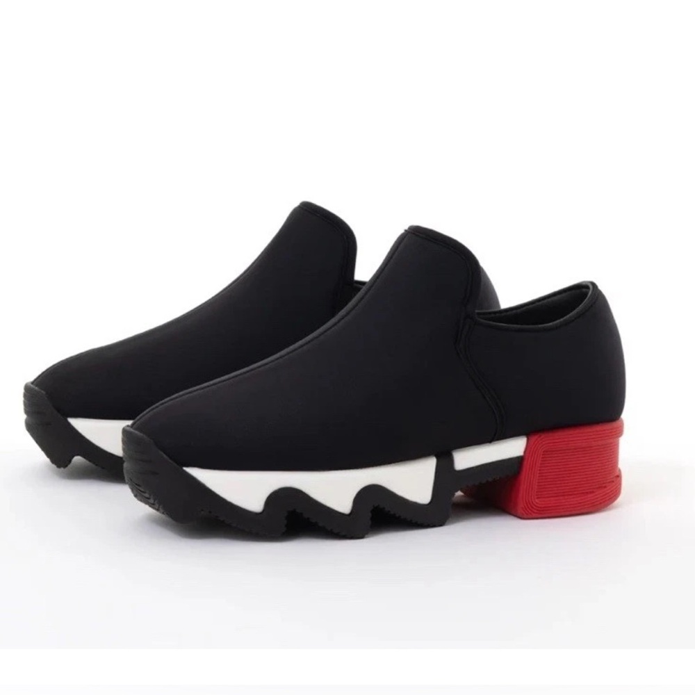 🔥 iRi WES I Black Red Low Top Neoprene Sneakers – EU 38 / US Women’s 8 (NWT) 🔥